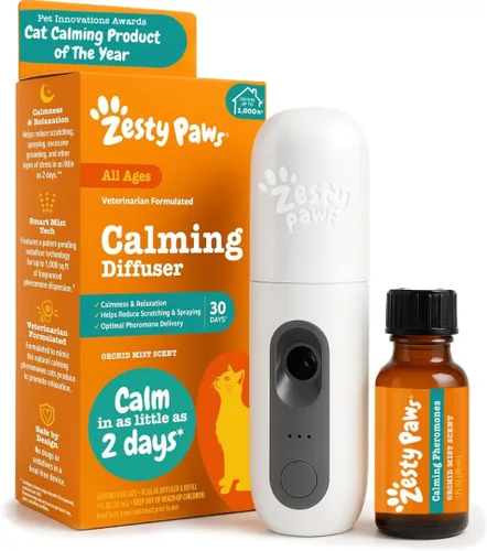 Vista 10 de Zesty Paws - Difusor calmante para gatos, feromonas para gatos, 1 repuesto