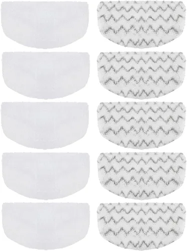 Vista 8 de Paquete de 10 almohadillas para mopa de vapor 1543A para Bissell PowerFresh Vac & Steam 2747A, almohadillas para trapeador de vapor Bissell Symphony