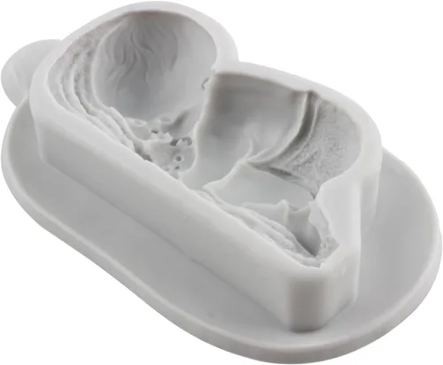 Vista 4 de El silicón del fondant del bebé durmiendo moldea el molde