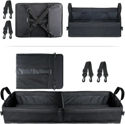 Vista 7 de GEEDAR Caja Organizadora de Herramientas para Asiento Bajo de Camioneta, Organizador de Almacenamiento Bajo Asiento para Ford F150 F250 F350, Chevy