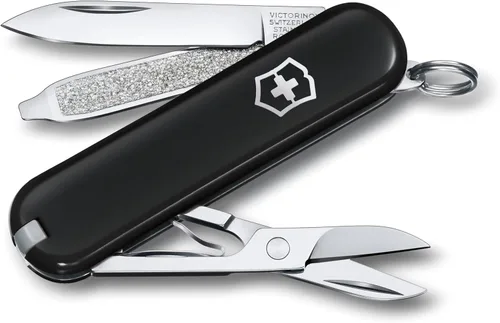 Vista 6 de Victorinox Classic SD Swiss Army – Navaja suiza de bolsillo, compacta, 7 funciones, navaja de bolsillo fabricada en Suiza con hoja pequeña Parque