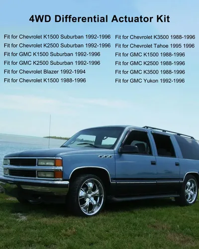 Vista 2 de Actuador 4WD compatible con Chevrolet Blazer Tahoe K1500 K2500 Suburban K3500 Yukon 1988-1996 Reemplazo 600-490 26060073 88959465