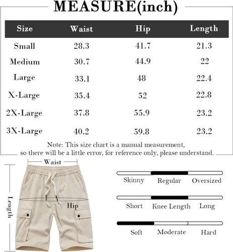 Vista 6 de Msmsse Pantalones cortos de senderismo para mujer, suaves, informales, ligeros, deportivos, hasta la rodilla, pantalones cortos de verano