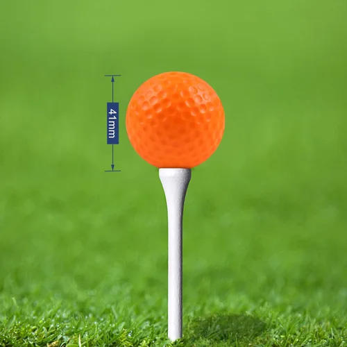 Vista 8 de Guirnd 20 Pack Foam Golf Balls, 41mm Practice Golf Balls, Realistic Feel and Long Lasting Limited Fligh Practice Golf Balls for Backyard, Soft Golf