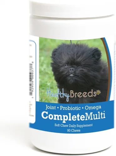 Vista 9 de Healthy Breeds Affenpinscher todo en uno multivitamínico suave masticable 60