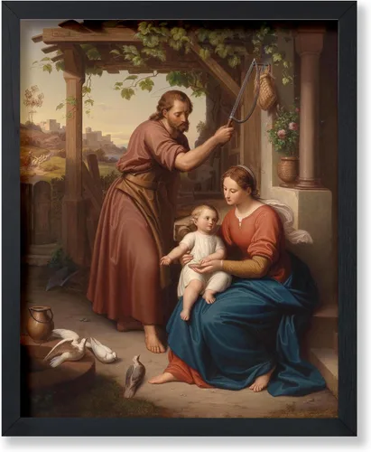 Vista 30 de Poster Master Póster de retrato vintage, impresión cristiana retro, regalo para religiosos, amigos, cara de Jesucristo, sudario de Turín, Biblia