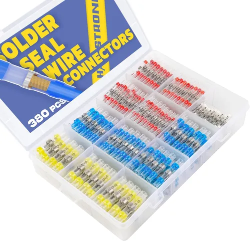 Vista 11 de 180 PCS Conectores de Cable con Sello de Soldadura - haisstronica Conectores de Cable de Soldadura Termocontraíbles - Conectores a Tope Impermeables