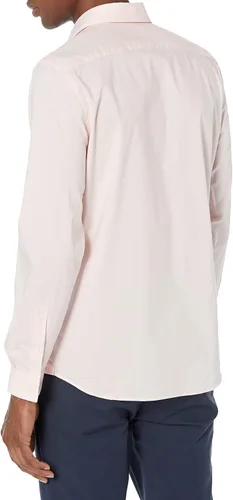 Vista 2 de Lacoste Camisa de popelina de manga larga para hombre, Nidus.