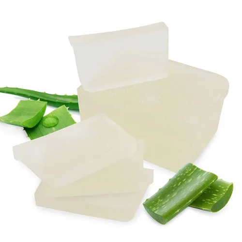 Vista 2 de Primal Elements Base de jabón de aloe – Base de jabón hidratante para derretir y verter glicerina para manualidades y hacer jabón, fácil de cortar