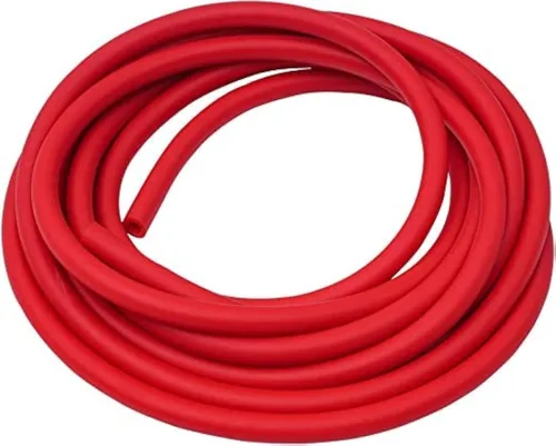 Vista 6 de Feelers - Tubo de goma de látex natural de 5/16" (8mm) diámetro interior x 1/2" (12mm) diámetro exterior, banda roja para arpón de espear