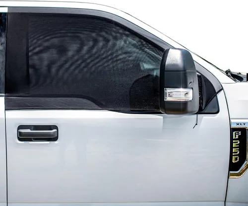 Vista 10 de Pantalla para ventana delantera de coches compactos y SUV para acampar, protección solar para ventanas delanteras, cubiertas de privacidad