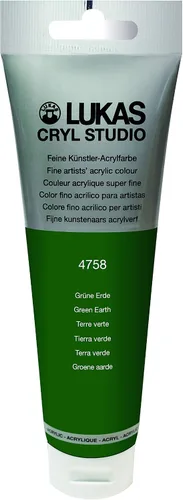 Vista 78 de Lukas CRYL Studio Artist - Pintura acrílica para artistas, Alizarín Carmesí, tubo de 125 ml - Pinturas acrílicas de alto pigmento para pintura