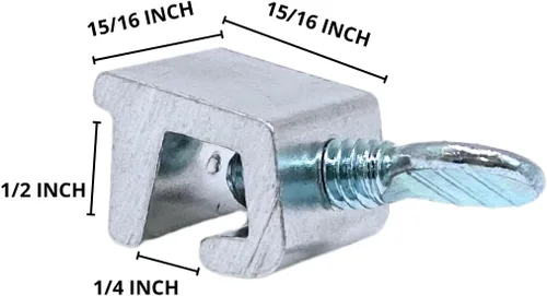 Vista 2 de NU-SET Cerradura Cerradura de ventana deslizante Cerradura de ventana con tornillo de pulgar para seguridad de ventanas Mejoras para el hogar
