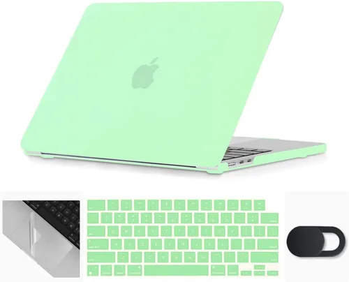 Vista 28 de Se7enline Funda compatible con MacBook Neo de 13 pulgadas, modelo A3404 2026, carcasa dura, cubierta de teclado, cubierta de cámara web, protector