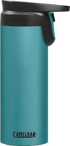 Vista 33 de CamelBak Forge Flow - Taza de viaje aislada de acero inoxidable, color negro, 16 onzas