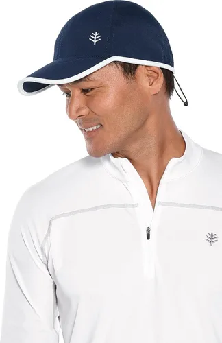 Vista 2 de Coolibar UPF 50+ Wave Rider - Gorra deportiva para hombre y mujer, protección solar
