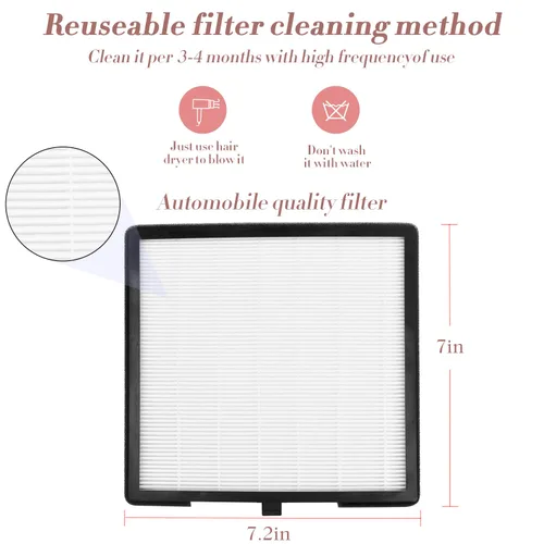 Vista 9 de CoFashion - Colector de polvo de uñas para uñas acrílicas, máquina de vacío, 80W, aspiradora eléctrica ajustable, filtro de uñas para manicura