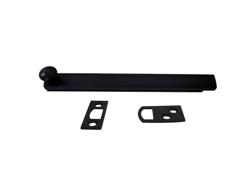 Vista 8 de QCAA Perno de superficie oculta de latón macizo resistente, 6 pulgadas, latón antiguo cepillado, 1 paquete, fabricado en Taiwán Latón envejecido