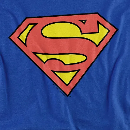 Vista 2 de Popfunk Colección de camisetas y calcomanías con logotipo de Superman, para niños y niñas