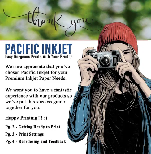 Vista 5 de 50 hojas de papel de impresión fotográfica de inyección de tinta de calidad profesional, 11 x 17 pulgadas, 9.17 oz/m² para impresiones fotográficas