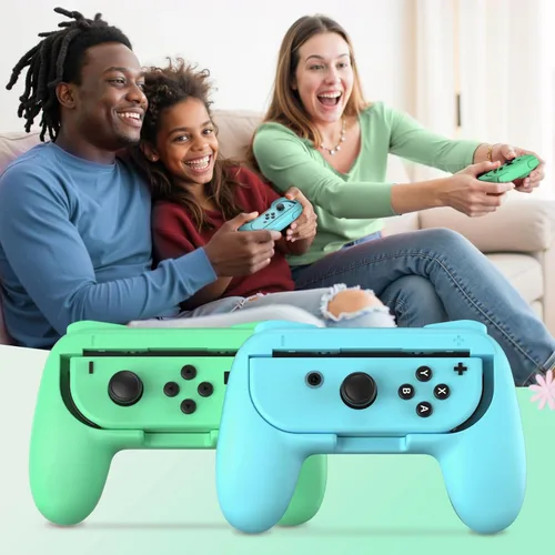 Vista 72 de FASTSNAIL Grips Compatible with Nintendo Switch for Joy Con & OLED Model for Joycon, Wear-resistant Handle Kit Compatible with Joy Cons Controllers