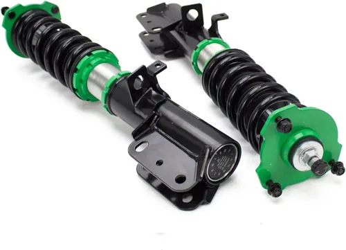 Vista 5 de Rev9 R9-HS2-023_1 Hyper-Street II Kit de bajada de suspensión de coilover, amortiguador monotubo con ajuste de rebote de 32 clics, longitud completa