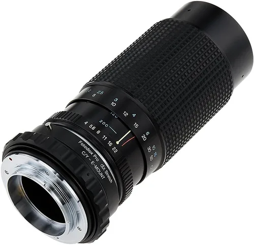 Vista 6 de Fotodiox Adaptador de montaje de lente extensible DLX compatible con lentes Contax/Yashica (CY) a cámaras Sony E-mount