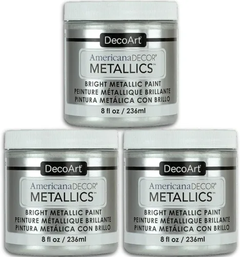 Vista 24 de Decoart DECADMTL-36.16 Americana DecoMetálico 8oz Baya