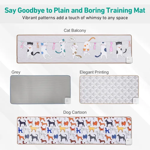 Vista 4 de DOGNESS Rechargeable Scat Mats for Dogs, Cat Shock Mat - 31.5"x14.4" Balcón para gatos