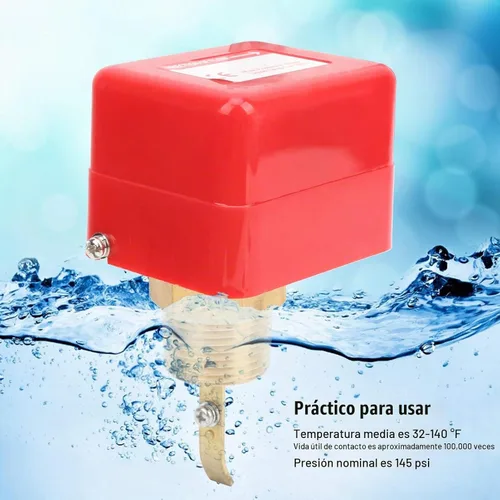 Vista 3 de YWBL-WH HFS-25 1 pulgada tipo paleta de rosca interruptor de control de paleta de agua líquida SPT AC220V 15A con paletas, interruptor
