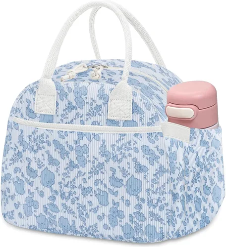 Vista 14 de Carry bloom Lonchera para mujer, bolsa de almuerzo aislada, bonita bolsa