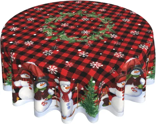Vista 50 de Giwawa Mantel de Mesa Redondo con Bandera de EE. UU., Mantel Americano con Estrellas, Mariposas, Círculo, 152 cm. Mantel del 4 de julio, Día