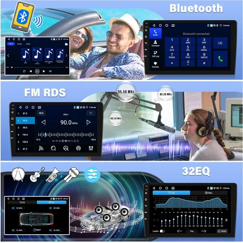 Vista 5 de [4G+64G] for Mazda 5 2005-2010 Android 15 Car Stereo Radio, Wireless A-pple CarPlay & Android Auto,WiF+GPS Navigation, 9” 1280 * 720P Touchscreen