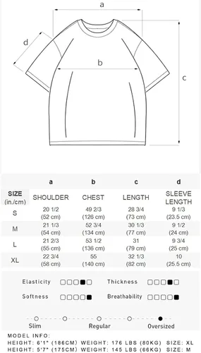 Vista 7 de Aelfric Eden Camisetas de gran tamaño para hombre con estampado de retrato distorsionado cuello redondo de algodón ropa urbana