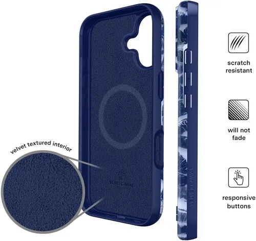 Vista 990 de VELVET CAVIAR Funda para iPhone 15, compatible con MagSafe, probada contra caídas de 10 pies, fundas protectoras de diseño, leopardo color rosa