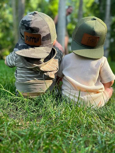 Vista 6 de Sombrero personalizado para bebé, sombreros de bebé personalizados para niños y niños, gorra de camionero personalizada, gorra de béisbol para bebé