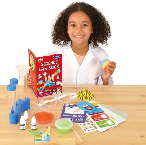 Vista 4 de Galt Juguetes, laboratorio de ciencias, kit de ciencia para niños, 20 experimentos divertidos, a partir de 6 años