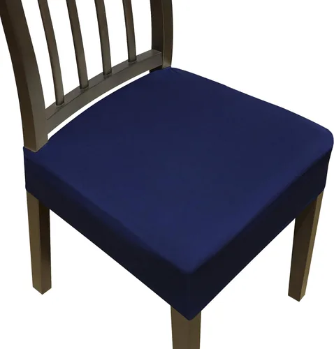 Vista 9 de Fundas para silla de comedor, juego de 2 fundas para sillas de comedor, fundas elásticas de jacquard para sillas de cocina, funda extraíble lavable