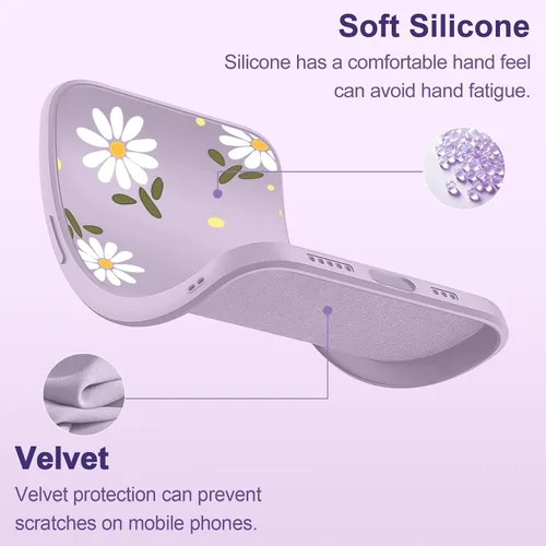 Vista 7 de LEECG Funda para iPhone 12 Pro Max, diseño creativo con estampado floral de mariposa de astronauta, funda de teléfono antiarañazos, forro