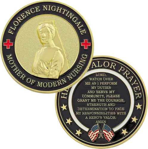 Vista 15 de Hero's Valor St. Agatha, Santa Matrona del Cáncer de Mama, Moneda de Desafío de Oración, 1-Pack (Una Moneda)
