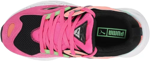 Vista 4 de PUMA Mujer TRC Blaze Speckle Lace Up Zapatillas Zapatos Casual - Multi, Rosa