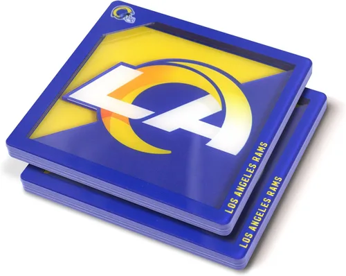 Vista 7 de YouTheFan NFL - Posavasos de la serie de logotipos en 3D