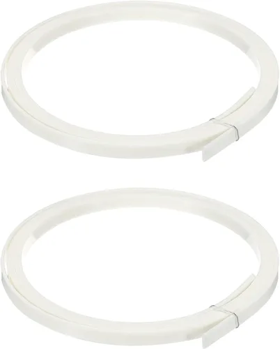 Vista 10 de MECCANIXITY Banda decorativa de plástico para guitarras 1650x1x0.5mm para guitarras acústicas y clásicas, negras, pack de 2 Negro
