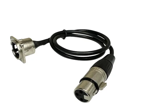 Vista 9 de DIYTECH Cable de paso XLR premium, sin soldadura, para caja de escenario, panel de conexiones, caja de piso, sin soldadura para instalaciones