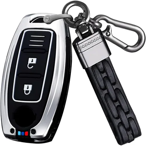 Vista 9 de SANRILY Funda luminosa de 3 botones para llavero Nissan Infiniti X-Trail Rogue Altima Quest Pathfinder Sentra Patrol CIMA Fuga Armada Teana Murano