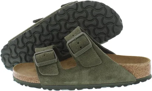 Vista 105 de Birkenstock Sandalias unisex Arizona con plantilla suave para adultos Negro (black Oiled Leather)