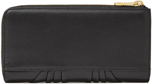 Vista 3 de Bonia Cartera larga con cremallera de Croissant, Nero, Croissant - Cartera larga con cremallera