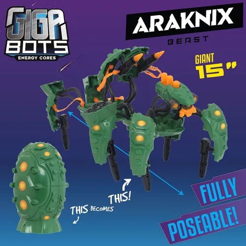 Vista 3 de blip Toys 61125 GIGABOTS Bestia-ARAKNIX