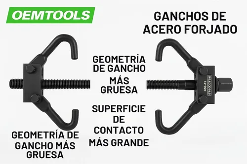 Vista 2 de OEMTOOLS 37200 Compresor de muelles helicoidales, Comprime muelles helicoidales en todas las camionetas y autos de pasajeros, herramienta
