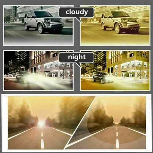 Vista 3 de TEAFIRST Driving Glasses UV Protection Anti Glare Night Vision Goggles Safety Sunglasses